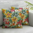 thumbnail image 3 of GOSMITH Pillow Case Painting Tropical Palm Tree Artwork California Pattern Jungle Travel Forest Hawaii Nature Modern Toss Soft Square Throw Cushion Cover for Couch Bed Lving Room, 3 of 5