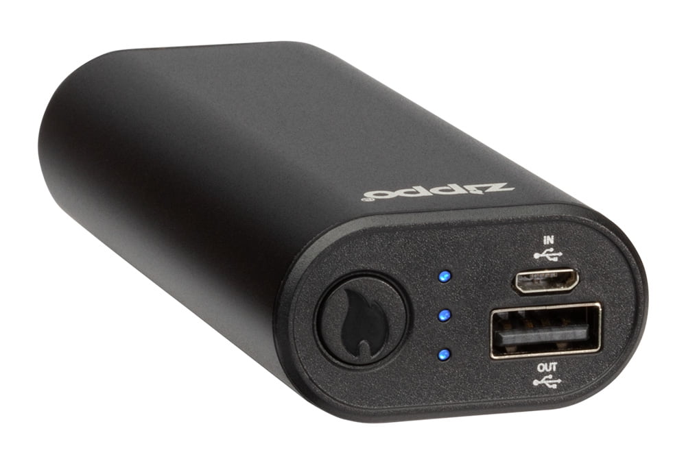 Zippo Black HeatBank 6 Rechargeable Hand Warmer