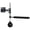 Black 540, variant on Folding Squat Rack with Pull Up Bar, 1000 lbs Capacity Power Rack, Space Saving Home Gym Equipment, Red