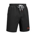 thumbnail image 2 of Zimjoy Men's Cotton Chino Shorts 7 Inch Casual Summer Beach Shorts Elastic Waist Drawstring with Pockets Black 2XL, 2 of 5