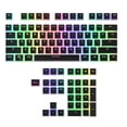 thumbnail image 1 of TFixol PBT Pudding Key Caps 108 Keys PBT Thickened Two-color Key Cap Set OEM Height for Mechanical Keyboard Black(Only Keycaps), 1 of 6