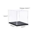 thumbnail image 2 of Uxcell Clear Display Case Acrylic Box, Assemble Transparent Box Dustproof Showcase 10x10x10cm for Collectibles, Craft, 2 of 6