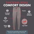 thumbnail image 6 of Wrangler Sleep Jogger CVC Jersey Ankle Pajama Bottoms Sleep Pants for Men, S-2XL, 6 of 7