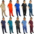 thumbnail image 2 of Natural Workwear Womens Authentic EDS Unisex Medical Uniform Cargo Scrub Set, 2 of 13