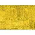 thumbnail image 1 of Ahgly Company Indoor Rectangle Patchwork Yellow Transitional Area Rugs, 7' x 9', 1 of 4