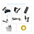 thumbnail image 2 of Portable DVD Player 270 Degree Rotation Screen player; rechargeable HD Video Player Travel Mini DVD Playing Device EU Plug, 2 of 8