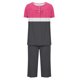 thumbnail image 5 of Sexy Pijama Conjunto para las Mujeres, Cuello Redondo Blusa de Manga Corta Y Pantalones, Traje de Moda Casual, 5 of 9
