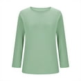 thumbnail image 3 of Neewe Womens Waffle Knit Crewneck Sweatshirts Long Sleeve Casual Pullover Sweatshirt Tops, 3 of 7