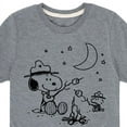 thumbnail image 3 of Peanuts - Snoopy Camping - Toddler And Youth Short Sleeve Graphic T-Shirt, 3 of 6