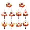 thumbnail image 3 of Chinese New Year 2024 Decoration Pendant Led Lamp Wreath Spring Festival Decor, 3 of 5