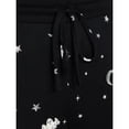 thumbnail image 2 of Women's Halloween Fall Hacci Knit Sleep Pants, Mid Rise Lounge Pants with Drawstring Elastic Waist and Pockets, Soft Casual Pajama Trousers with Seasonal Print, Sizes XS-3X, 2 of 6
