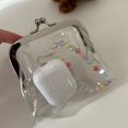 thumbnail image 3 of Mini Holiday Gift Pouch Transparent Jelly Bag Waterproof Earphones Storage Buckle Wallet Headphone Bag Coin Purse YELLOW, 3 of 8