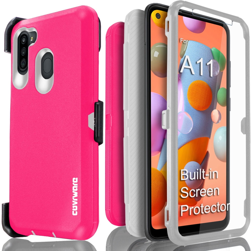 Samsung Galaxy A11 Case, COVRWARE [ Tri Series ] with Builtin [Screen