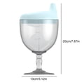 thumbnail image 4 of FLhrweasw Baby Goblet No Spill Baby Sippy Cup Copa Vino para Baby Kid Party (Azul), 4 of 9