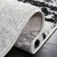 thumbnail image 5 of SAFAVIEH Tulum Liz Abstract Area Rug, 6'7" x 6'7" Round, Ivory/Black, 5 of 7