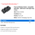 thumbnail image 2 of Front Left Window Switch - Compatible with 2002 - 2004 Ford F-550 Super Duty 4-Door 2003, 2 of 2