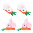 thumbnail image 5 of Here's a refined and professional product description based on your input:\n\n \n\n**4PCS Cartoon Plush Rabbit Hairpins – Durable Non Slip Bunny Hair, 5 of 5