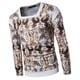 thumbnail image 1 of Sudadera con capucha informal de manga larga con estampado digital para hombre con línea, 1 of 9