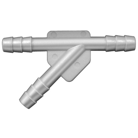 Auveco # 12927 Nylon Y Connector 3/16" X 3/16" X 3/16". Qty 10.