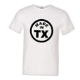 thumbnail image 1 of PleaseMeTees™ Mens From Born Made In Texas Longhorn TX Logo Label HQ Tee, 1 of 1