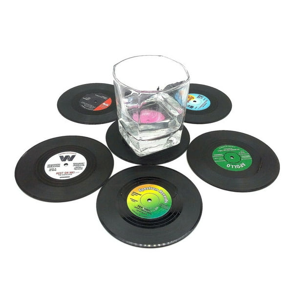 Image result for Vinyl Record Drinks Coasters