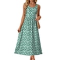 thumbnail image 3 of Fantaslook Summer Dresses for Women Sleeveless Casual Long Dress Beach Vacation Sundresses with Pockets, 3 of 10