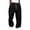 Black #11, variant on Evdexr Corduroy Pants Mens Drawstring Baggy Sweatpants Fall Winter Hip Hop Travel Pants Loose Fit Breathable Solid Color Trousers with Pockets L