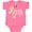 Hot Pink, variant on Inktastic Baby Stay Wild Moon Child Crescent Moon with Flowers Girls Baby Bodysuit