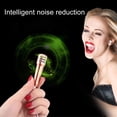 thumbnail image 3 of Mini Microphone for Mobile Phone PC, Portable for Recording with 3.5mm Interface Handheld Wired Microphone with Earphone Blue, 3 of 7