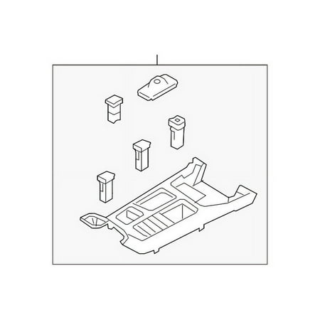Genuine OE Kia Upper Panel - 84650-1U510BB8
