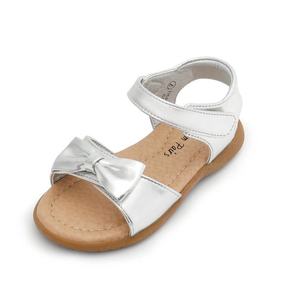 Sandalias para Niña DREAM PAIRS KSD213 Plata con Moño Talla 8