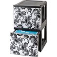 thumbnail image 3 of IRIS Stacking File Storage Drawer with Design, Black, 3 of 5