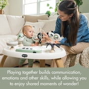 Tiny Love 5-in-1 Here I Grow Stationary Activity Center – Black & White Décor Collection