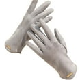 thumbnail image 1 of harmtty 1 Pair Solid Color Anti-slip Women Gloves Well Sensitivity Touch Screen Full Finger Gloves Hand Protect Cover,Grey, 1 of 8