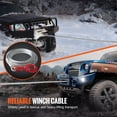 thumbnail image 6 of KFFKFF Galvanized Winch Cable, 3/8" x 100' with 15,200 lbs Capacity, Durable Wire Rope & Rotating Hook for SUVs, Trucks, and Off-Road Vehicles, 6 of 9