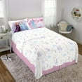 thumbnail image 3 of Frozen 2 Elsa and Anna Kids Full Sheet Set, White, Purple, 3 of 7