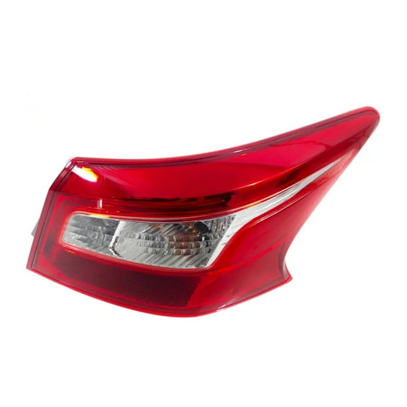KarParts360 For Nissan Sentra 2016 2017 2018 2019 Tail Light Passenger Side | Outer | CAPA Certified | 4-Door | Red Lens | With Bulbs | Replacement For NI2805108, NI2805108C | 265503YU0A