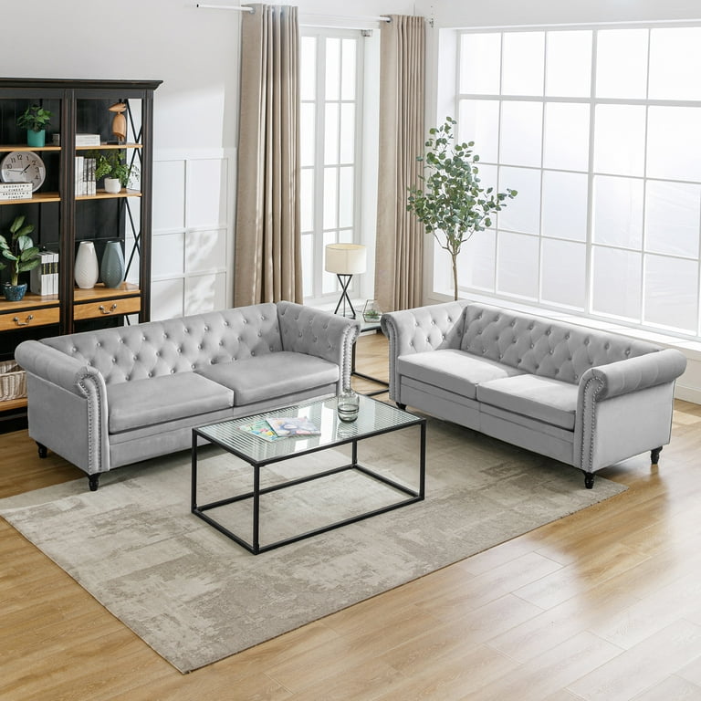 Upholstered Velvet Sofa Sets