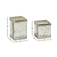 thumbnail image 3 of DecMode  6", 8"H Glam Candlestick, White, 2 - Pieces, 3 of 9