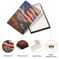 thumbnail image 4 of American Flag Canvas Wall Art, 4th of July Patriotic Canvas Print, Vintage Landscape Paintings for Modern Home Living Room Bedroom Office Decor, 4 of 5