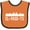 Orange and Black, variant on Inktastic El Paso Texas Skyline TX Cities Boys or Girls Baby Bib