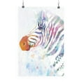 thumbnail image 1 of Watercolor Zebra I Poster - Victoria Borges Designs,, 1 of 3