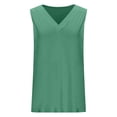 thumbnail image 3 of Women's Shirts, Women’s Mini-Ribbed Cotton Tank Tops, Women’s Sleeveless T-Shirts, Women’s Tanks, 3 of 7