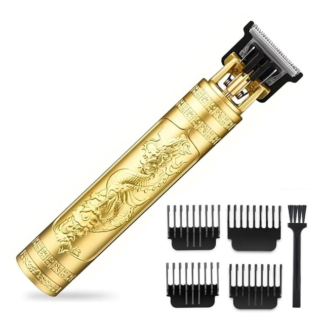 Maquina De Afeitar Inalambrica Eléctrica Recargable Rasuradora Para Barba Cortadora Cabello Ceja Trimmer Afeitadora Vintage
