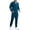 Dark Blue, variant on Men's 2 Piece Sweatsuits Quarter Zip Athletic Polo Tracksuit Casual Running Jogging Sport Suit Sets