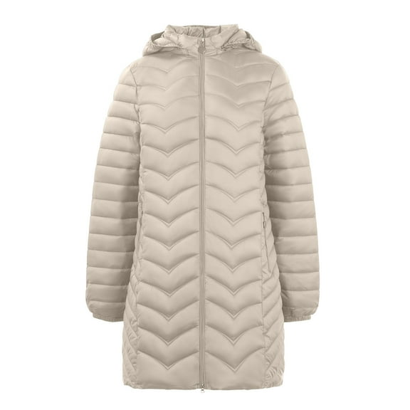 Pyhlmscde Women's Winter Warm Full Length Coat, Puffer Jacket, Womens Tops, Winter Clothing for Women