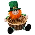 thumbnail image 1 of KAKOWELY Cesta de dulces para festivales, cesta de regalo para el Día de San Patricio, contenedor para dulces, 1 of 4