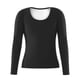 thumbnail image 1 of Trajes de Sauna sin costuras para mujer, mallas deportivas moldeadoras de cuerpo, entrenador de cintura, camisas adelgazantes, conjuntos de ropa moldeadora, 1 of 5