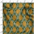 thumbnail image 2 of Soimoi Cotton Satin Spandex Yellow Fabric By the Yard - 54 Inch Wide - African Tribal Material - Artistic and Modern Patterns for Various Uses Printed Fabric, 2 of 6