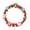 BR24Y0503-3, variant on Faty-T Christmas Bracelets for Women Beaded Stackable Stretchy Bracelet Rugby Thanksgiving Christmas Heishi Bracelets